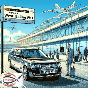 Premium Airport Transfer from Gatwick to West Ealing W13