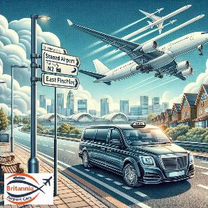 Airport Transfer to East Finchley N2 from Stansted Airport
