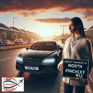 Airport Transfer to North Finchley N12 from Stansted Airport