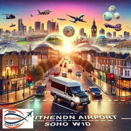 Airport Transfer to Soho W1D from Southend Airport