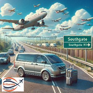 Airport Transfer to Southgate N14 from Heathrow Airport