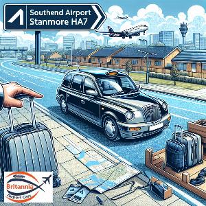 Airport Transfer to Stanmore HA7 from Southend Airport