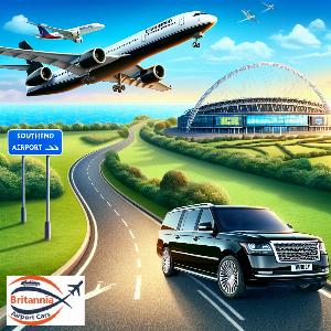 Airport Transfer to Wembley HA9 from Southend Airport