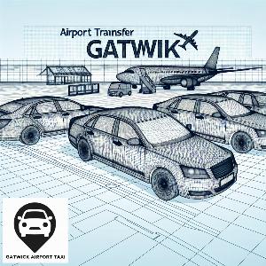 Taxi from Chertsey to Gatwick