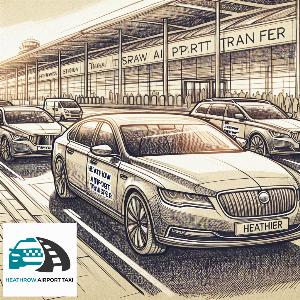 Transfer cost from Heathrow Airport to Potters Bar