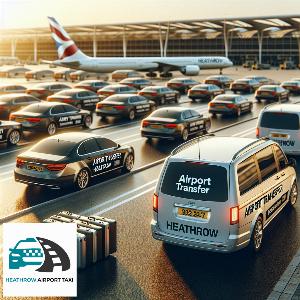 Minicab from Staines to Heathrow