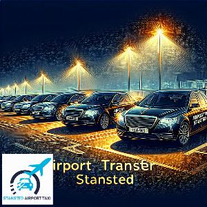 Cab cost from Stansted Airport to Ascot