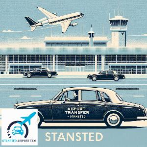 Taxi cost from Stansted to Hanwell