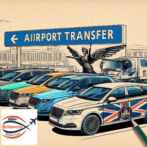 Taxi Transfer from WD23 Bushey to Luton airport