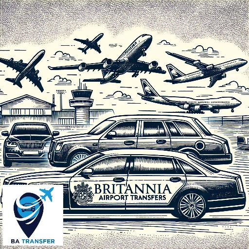 Britannia Taxi London Taxi Transfer Services From EC3A Aldgate Tower Hill Fenchurch Street To Heathrow Airport