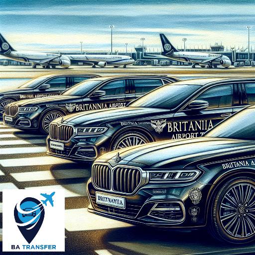 Britannia Taxi London Taxi Transfer Services From KT19 West Epsom Stoneleigh Longmead To London City Airport