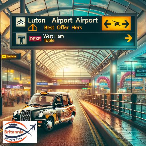 Best offers for Minicab from Luton Airport to West HamUnderground Tube Station