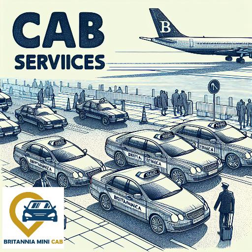Cab from St Asaph to Heathrow