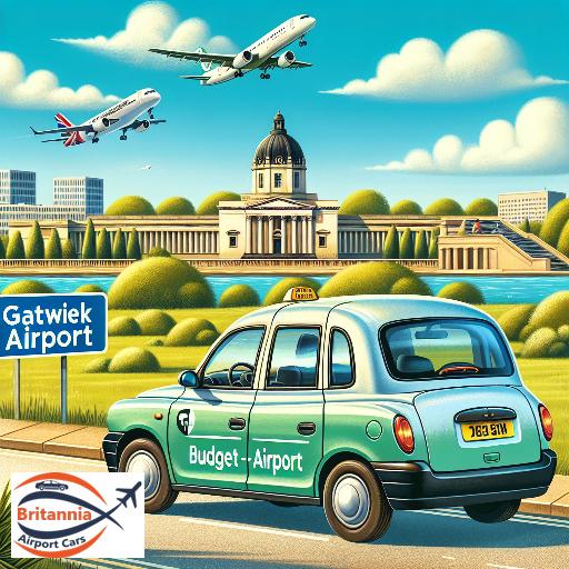 Cheapest Minicab from Gatwick Airport to Tate Britain