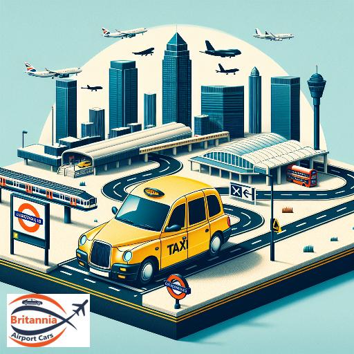 Cheapest Taxi from Gatwick Airport to Canary WharfUnderground Tube Station