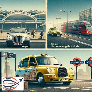 Cheapest Taxi from Gatwick Airport to Prince RegentUnderground Tube Station