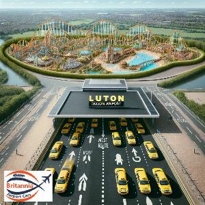 Cheapest Taxi from Luton Airport to Chessington World of Adventures Resort