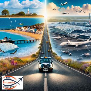 Clacton on Sea To Stansted Airport Minicab Transfer