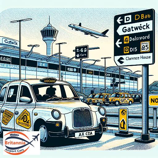 Discounted Minicab from Gatwick Airport to Clarence House