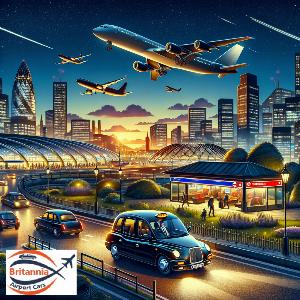 Discounted Taxi from Gatwick Airport to BlackwallUnderground Tube Station