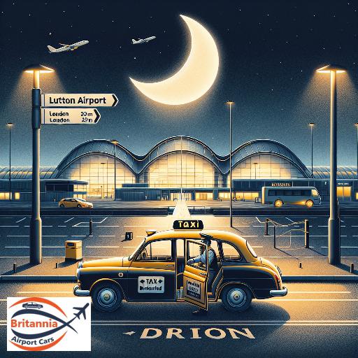Discounted Taxi from Luton Airport to Drinkml LONDON