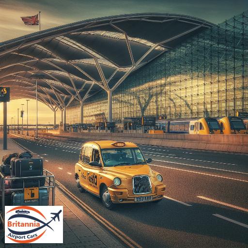 Discounted Taxi from Stansted Airport to Canning Town rail/train station