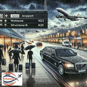 Discover the Premium Airport Transferfrom Gatwick to Whetstone N20