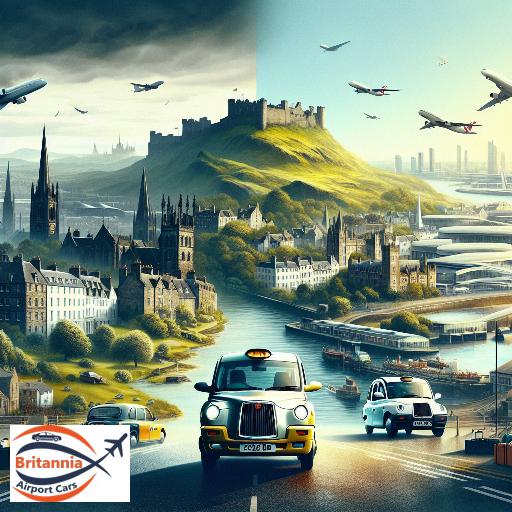 Edinburgh To Heathrow Airport Minicab Transfer