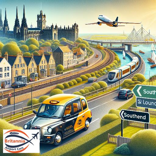 Edinburgh To southend Airport Minicab Transfer