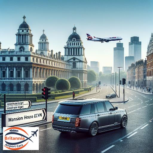 Effortless Airport Transfer from Heathrow to Mansion House EC4N