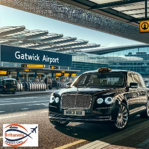 Executive Cab from Gatwick Airport to Coronation House