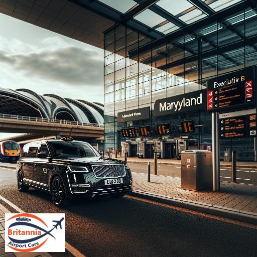 Executive Cab from Luton Airport to Maryland rail/train station