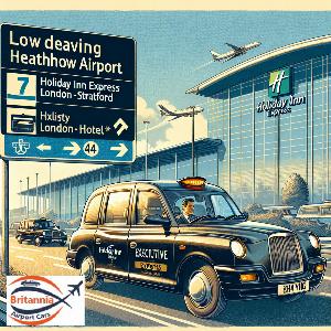 Executive Minicab from Heathrow Airport to Holiday Inn Express LondonStratford
