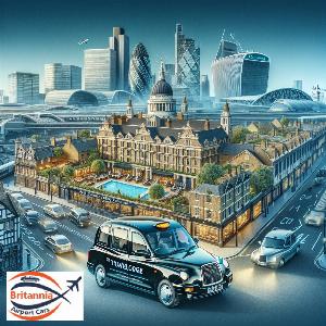 Executive Minicab from Stansted Airport to Travelodge London Covent Garden Hotel