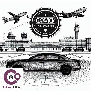 Minicab Gatwick Airport to Woodstock Street