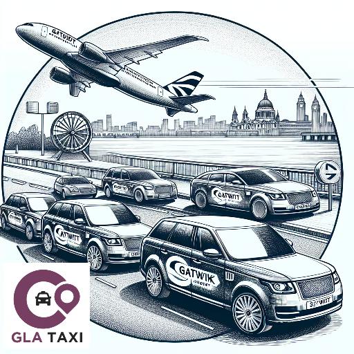 Cab from Addlestone to Gatwick Airport