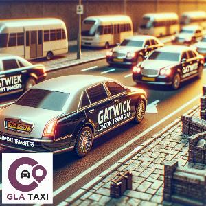 Cab from Gatwick Airport to West Ealing