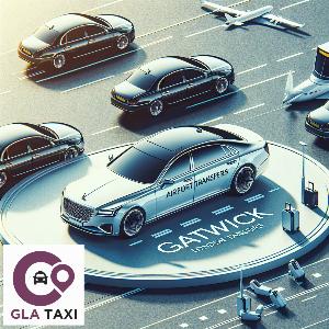 Cab from Wallington to Gatwick Airport