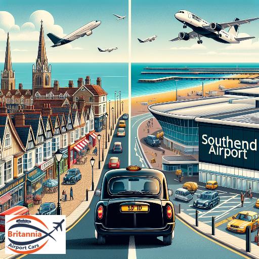 Great Yar Mouth To southend Airport Minicab Transfer