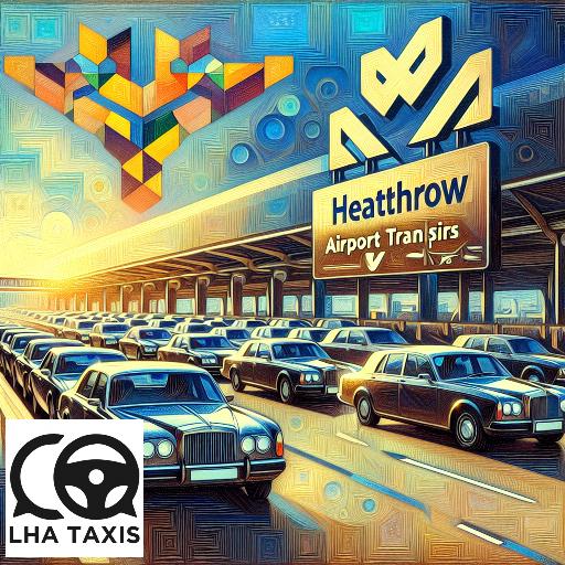 Heathrow Taxi From KT12 Walton On Thames Whiteley Village Hersham To Heathrow Airport