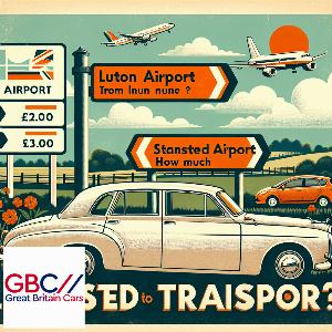 How Much Is Luton Airport Taxi From Luton To Stansted Airport?