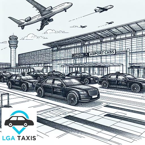 Gatwick Cabs From TW18 Staines Egham Hythe Laleham To London Luton Airport