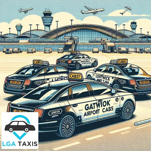 Minicab from SO14 Southampton to RH6 Gatwick Airport