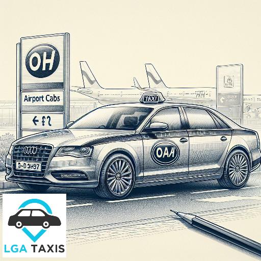 Cab cost from OX16 Banbury to RH6 Gatwick Airport