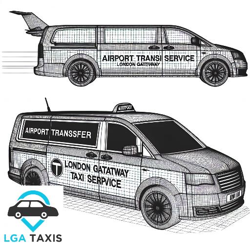 Transfer from KT17 Ewell to RH6 Gatwick Airport