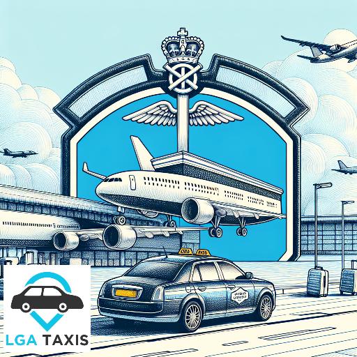 Taxi cost from RH6 Gatwick Airport to RM15 South Ockendon