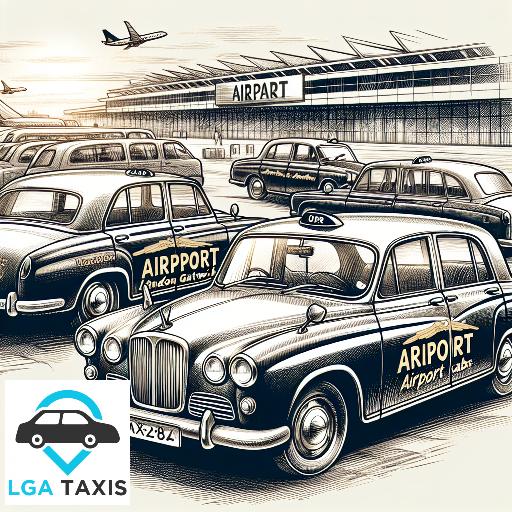 Cab price from RH6 Gatwick Airport to RM19 Purfleet