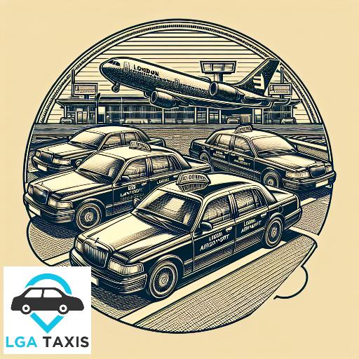 Taxi cost from RH6 Gatwick Airport to W14 West Kensington