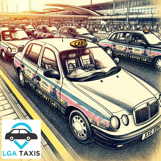 Taxi price from WC1H Woburn Square to RH6 Gatwick Airport