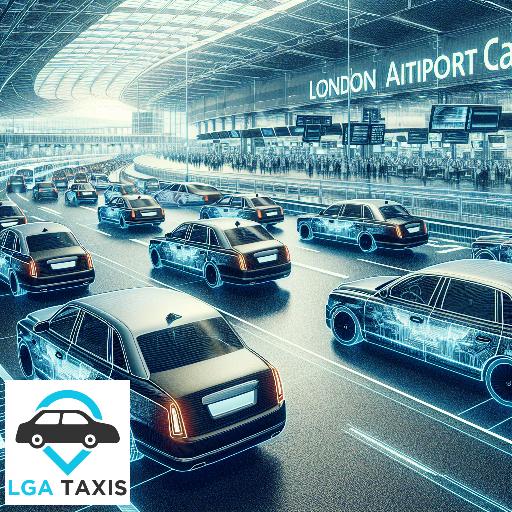 Cab cost from LA1 Lancaster to RH6 Gatwick Airport